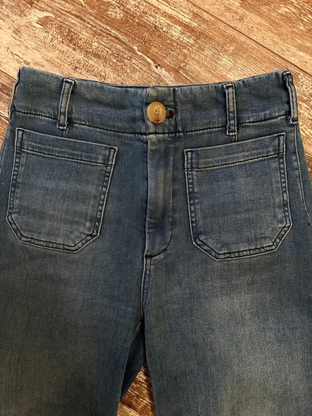Maeve Colette Wide-Leg Crop Jeans from Anthropologie - Picture 3 of 5